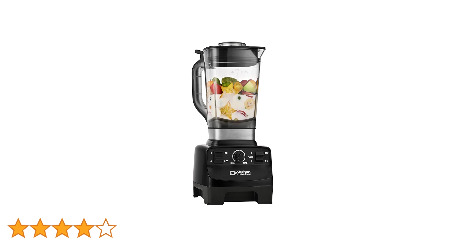 Amazon | Kitchen in the box ミキサー ブレンダー 大容量 2L 氷も